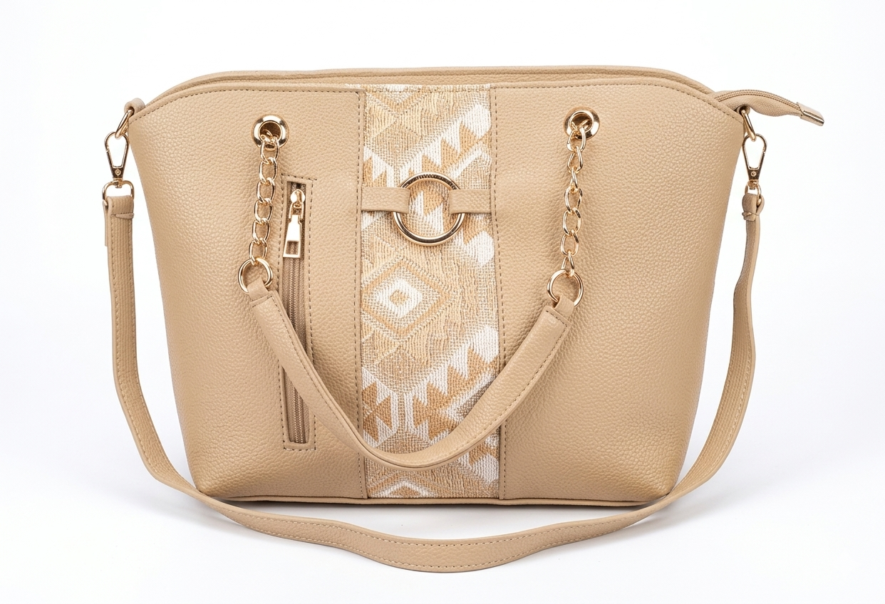 "the ethnic beige: luxury textured tote" "the ethnic beige: luxury textured tote"